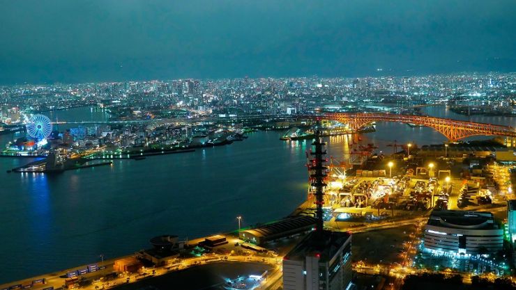 入賞「Marbelous Light View Of Osaka Bay」